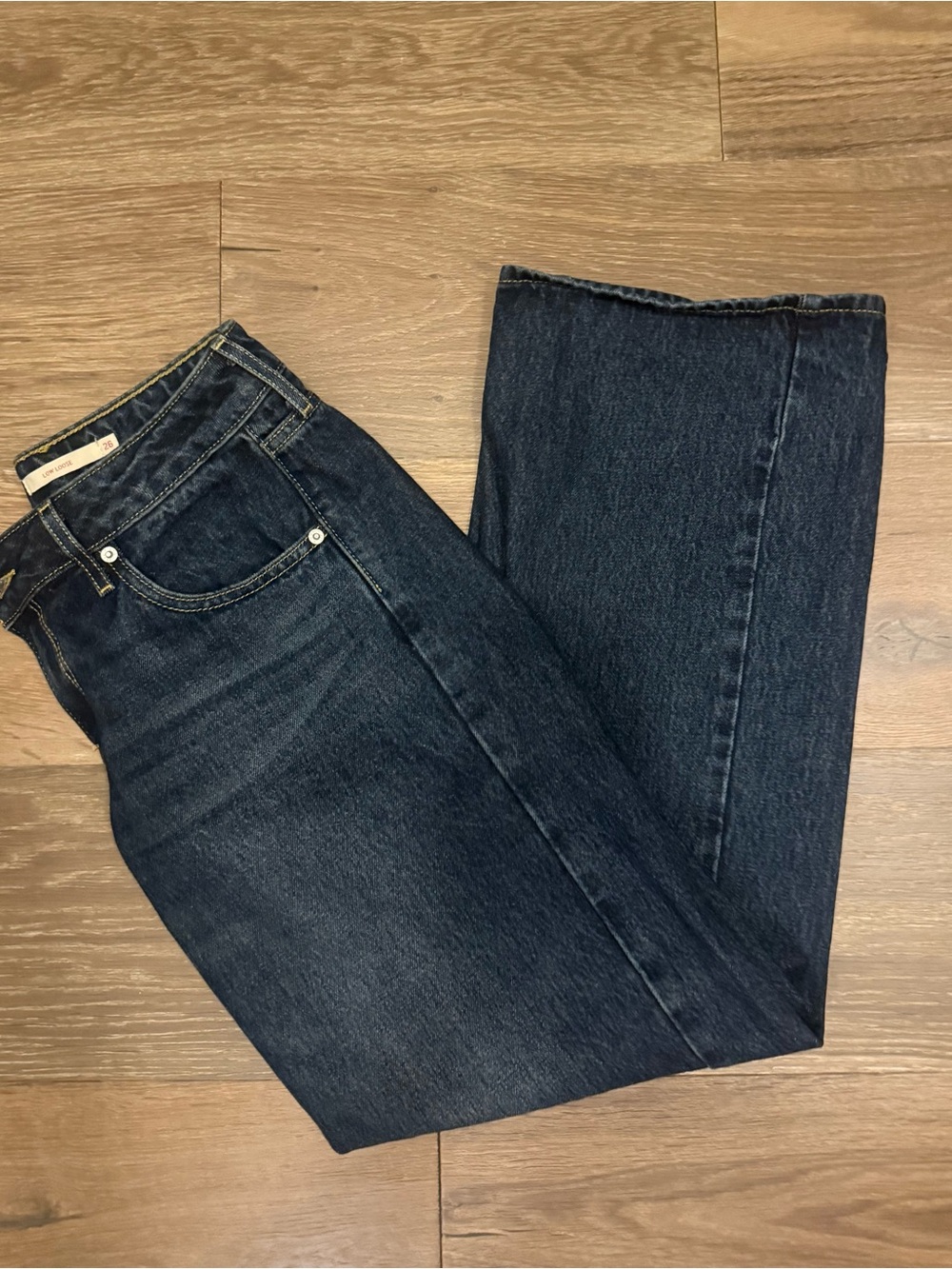 Levi’s Low Loose Dark Wash Jeans